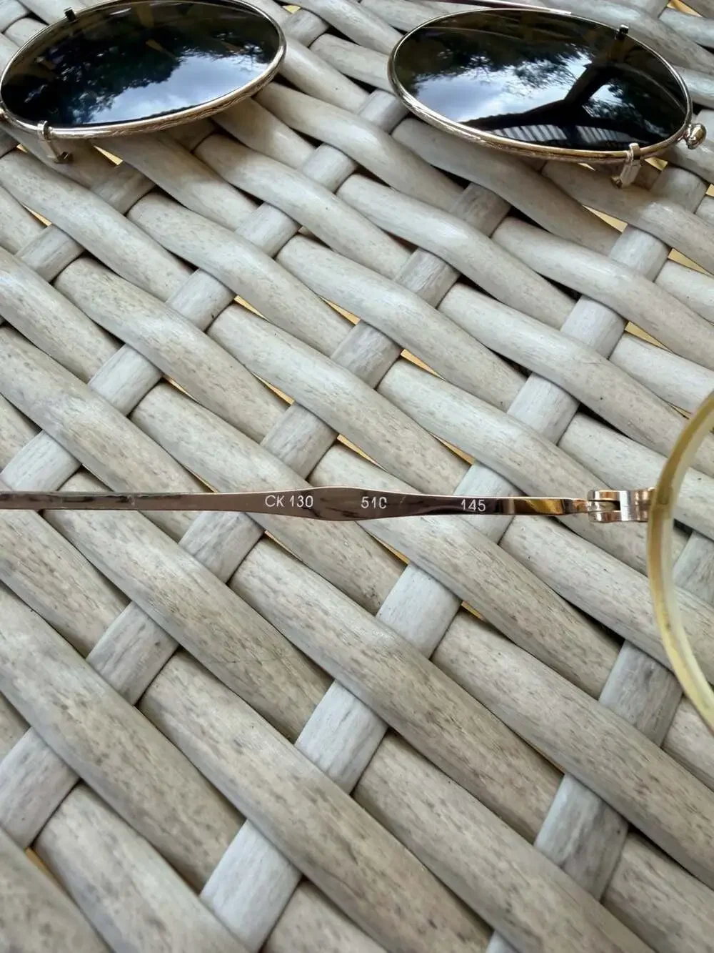 Calvin Klein CK 130 51C 145  Round Prescription Eyeglasses/ Sunclip Sunglasses